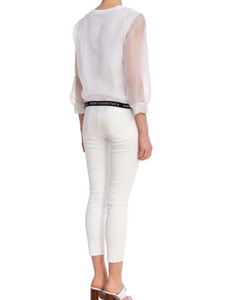 Белая блуза MARELLA: фото 2 - Invogue